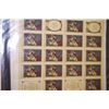 Image 1 : 1974 CCCP/USSR Postal Stamp Sheet; Lot of 16 Stamps; EST. $10-20