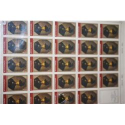 1983 CCCP/USSR Postal Stamp Sheet; Lot of 24 Stamps; EST. $10-20