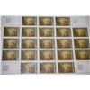 Image 1 : 1984 CCCP/USSR Postal Stamp Sheet; Lot of 21 Stamps; EST. $10-20