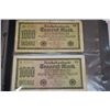 Image 1 : 1922 German 1000 Fausend Mark Foreign Bank Note; Lot of 2 Notes; EST. $5-10