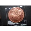Image 1 : 2011 Copper Round "Silver Morgan Type"; .999 Fine Copper 1 Oz.; EST. $5-10