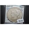 Image 1 : 1922-D US Peace $1; EST. $30-40