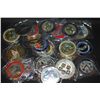 Image 2 : Military Challenge Coin; Various Dates, Bases, People, Etc.; Lot of 20; EST. $40-75