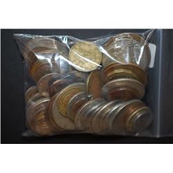 World Coins & Tokens; Various Dates, Conditions & Denominations; Lot of 50; EST. $10-20