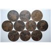 Image 2 : Great Britain One Penny Foreign Coin; Various Dates & Conditions; Lot of 10; EST. $10-20
