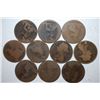 Image 1 : Great Britain One Penny Foreign Coin; Various Dates & Conditions; Lot of 10; EST. $10-20