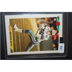 1992 NFL Michael Irvin Dallas Cowboys Football Trading Card; EST. $5-10