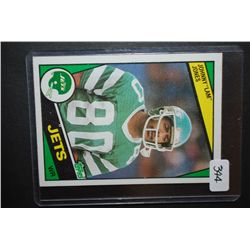 1984 NFL Johnny "Lam" Jones Football Trading Card; EST. $5-10