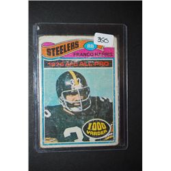 1977 NFL Franco Harris Pittsburgh Steelers AFC All-Pro Football Trading Card; EST. $5-10
