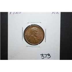 1920 US Lincoln Wheat Back Penny; AU; EST. $5-10