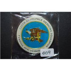 Tyndall AFB Florida 325th Aerospace Medicine Squadron Military Challenge Coin; EST. $5-10