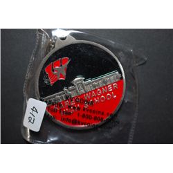 Karen Wagner High School Spirit Coin Key Chain; EST. $5-10