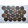 Image 1 : Great Britain One Penny Foreign Coin; Various Dates & Conditions; Lot of 20; EST. $25-30