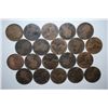 Image 2 : Great Britain One Penny Foreign Coin; Various Dates & Conditions; Lot of 20; EST. $25-30