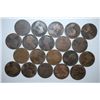 Image 1 : Great Britain One Penny Foreign Coin; Various Dates & Conditions; Lot of 20; EST. $25-30