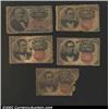 Image 1 : A miscellaneous lot of Fractional Currency, including four Fifth Issue 10¢'s and one Fifth Issue 25¢