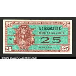 Military Payment Certificate Series 521 25¢, VF-XF....