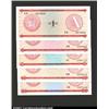 Image 1 : Cuba Banco Nacional de Cuba Foreign Exchange Certificates, Series A. A complete set of 1, 3, 5, 10,.
