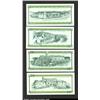 Image 2 : Cuba Banco Nacional de Cuba Foreign Exchange Certificates, Series B. A set of 1, 5, 10, and 20 pesos