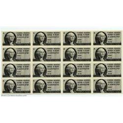 Federal Gasoline Ration Coupons, printed in 1974, an uncut sheet of 16 notes, Choice CU. Following i