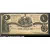 Image 1 : 1861 $5 Commerce Seated on Bale of Cotton; Sailor on left, T-36, VF-XF....