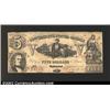 Image 1 : 1861 $5 Sailor Seated Beside Bales of Cotton; C.G. Memminger on left; Justice and Ceres on right, T-
