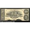 Image 1 : 1863 $10 State Capitol at Columbia, SC; R.M.T. Hunter, T-59, VF, COC....