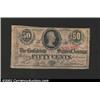 1863 50 Cents Bust of Jefferson Davis, T-63, AU....