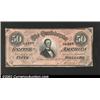 1864 $50 Portrait of Jefferson Davis; Black with Reddish Overprint, T-66, XF, with one small foxing.