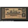 Image 1 : 1864 $20 State Capitol at Nashville, TN; A.H. Stephens on right, T-67, AU....