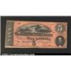 1864 $5 State Capitol at Richmond, VA in center; C.G. Memminger on right, T-69, VF-XF....