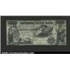Image 1 : 1854 $5 Potomac River Bank, Georgetown, DC, AU. There is a small ink smear near the bottom edge....