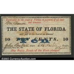 1863 10¢ State of Florida, Tallahassee, FL, Cr. 28, CU....