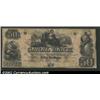 Image 1 : 18-- $50 Canal Bank, New Orleans, LA, XF. Some minor damage and a tear are present...