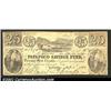 Image 1 : 1840 25¢ Patapsco Savings Fund, Baltimore, MD, VF. A couple of tiny holes are present....