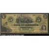 Image 1 : 1859 $5 Bank of Commerce, Newbern, NC, Fine....