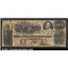 Image 1 : 1861 $1 Bank of the State of South Carolina, Charleston, SC, Fine. Some acidity in the ink has eaten