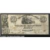 Image 1 : 1838 $50 Government of Texas, Houston, TX, Cr. H21a, VF, CC. A nice Sam Houston signed note (actuall