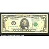 Image 1 : 1985 $5 Federal Reserve Note, Fr-1978-A, VF. An extremely dark front-to-back offset occurs on the re
