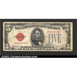 1928E $5 Legal Tender Note, Fr-1530, Fine....