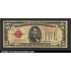 1928E $5 Legal Tender Note, Fr-1530, VG+....