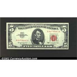 1963 $5 Legal Tender Note, Fr-1536, Gem CU....