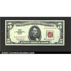 1963 $5 Legal Tender Note, Fr-1536, Gem CU....