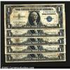 Image 1 : A Group of Five 1935 $1 Silver Certificates, Fr-1607, all Fine to VF.  5 notes...