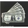 Image 1 : A Group of Five Consecutively Serial Numbered 1935C $1 Silver Certificates, Fr-1612, all grading Cho