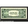 Image 2 : 1935G $1 No Motto Silver Certificate, Fr-1616, Gem CU. From the scarcer first B-J block printing....