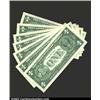 Image 2 : A group of  seven 1957A $1 Silver Certificates, Fr-1620, all grading Choice CU to Gem CU. 7 notes...