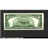 Image 2 : 1953 $5 Silver Certificate, Fr-1655, Gem CU....