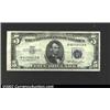 Image 1 : 1953 $5 Silver Certificate, Fr-1655, XF-AU....