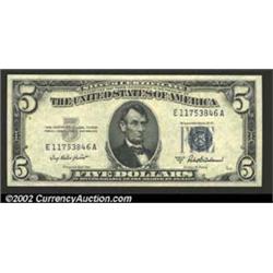 1953A $5 Silver Certificate, Fr-1656, Gem CU....